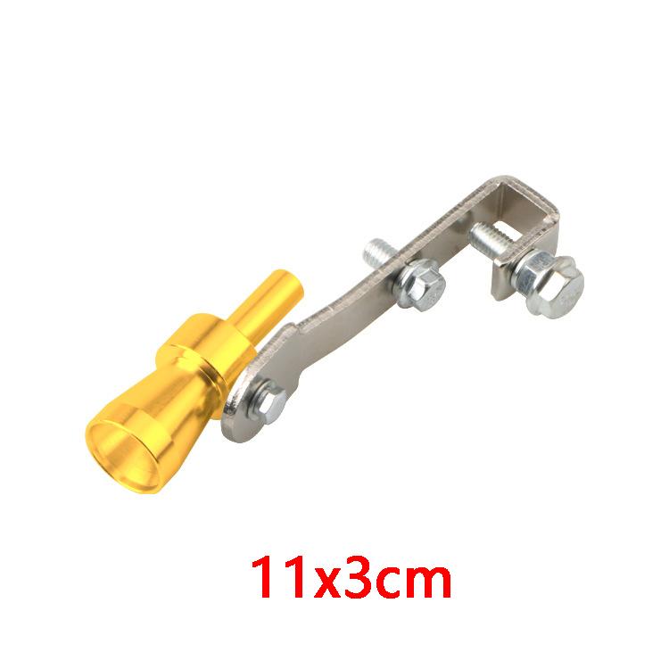 Universal Turbo Sound Auspuffpfeife für Auto Turbo Sound Simulator Pfeife Auspuffrohr Schalldämpfer 18mm Fahrzeug Auto Zubehör