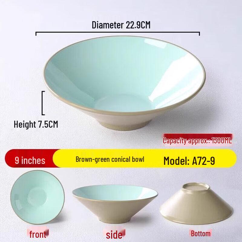 Shengxinhui Commercial Melamine Anti-Drop Serving Bowl