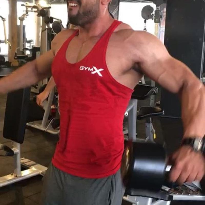 Men's Quick-Dry Sleeveless Muscle Fitness T-Shirt