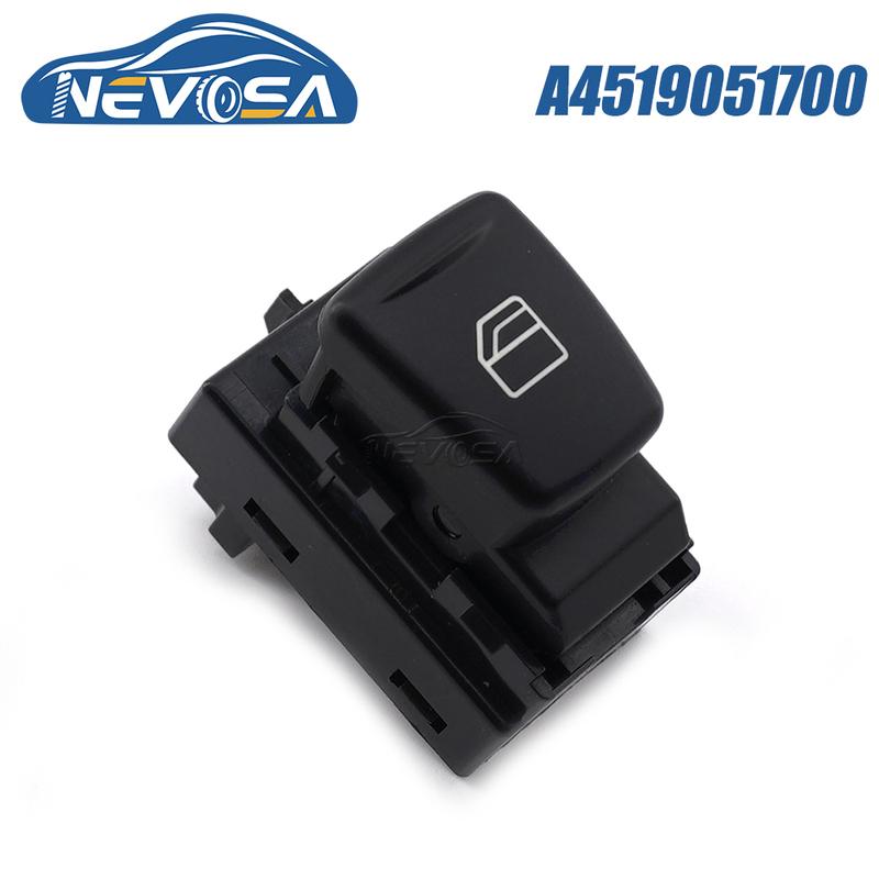 NEVOSA A4519051700 For Mercedes-Benz Smart 451 Fortwo Cabrio 2007 Car Electric Window Regulator Switch Single Lifter Button