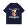 Italian Brainrot Ballerina Cappuccina Funny Meme Tshirt Unisex Unisex Casual Oversized Short Sleeve Unisex Humor Fashion Streetwear