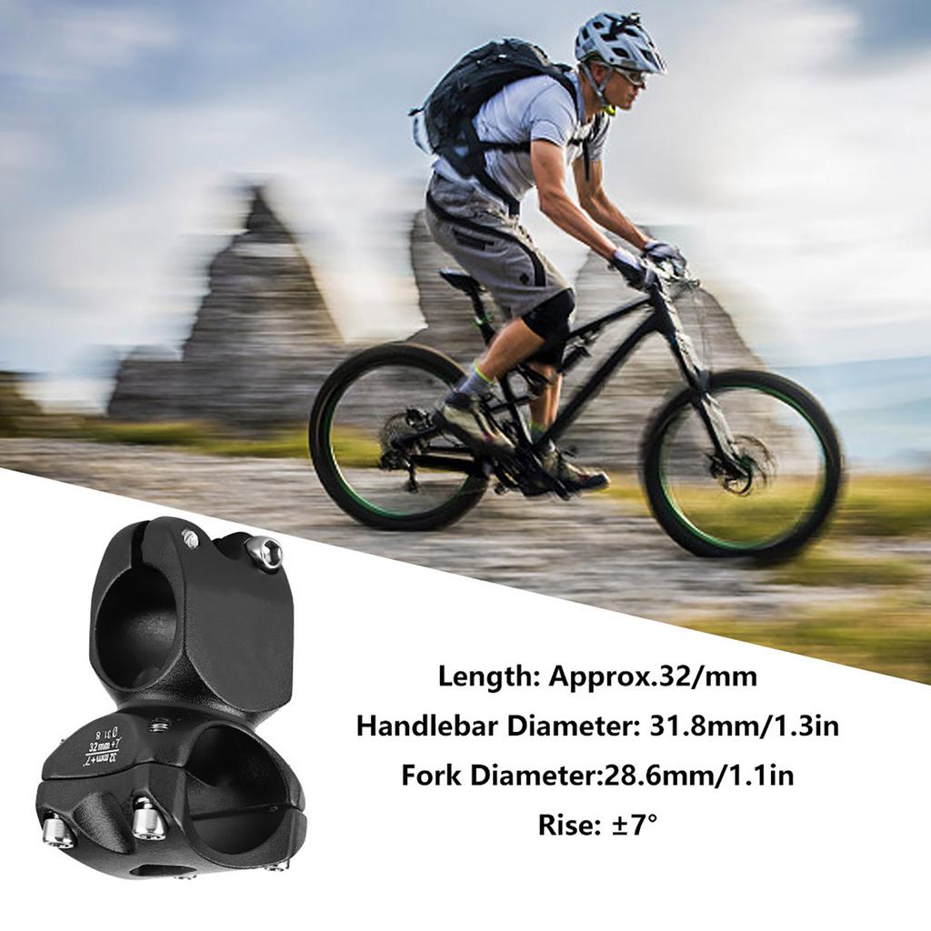 Verstellbarer Aluminiumlegierungs-Vorbau 31,8 mm für Mountain-, Renn- und Fixed-Gear-Fahrrad