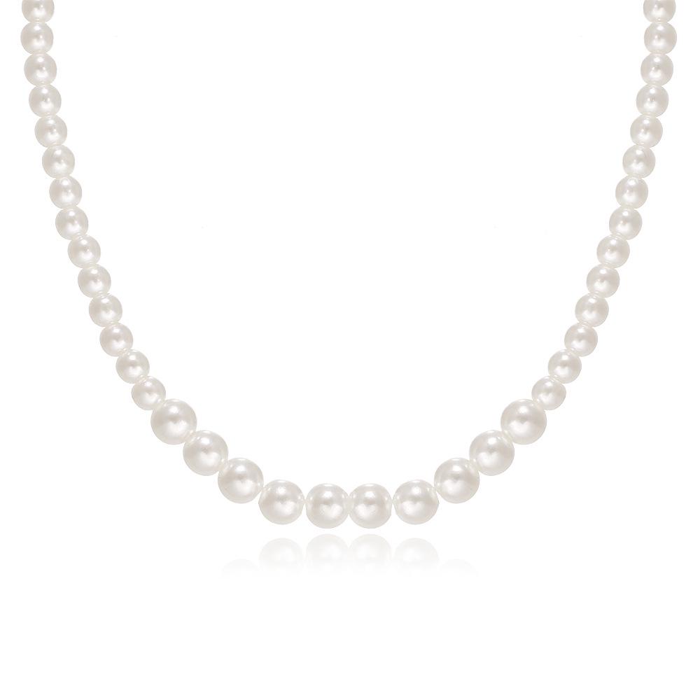 Collana Trendy con Ciondolo a Cuore per Donna - Catena Minimalista per la Clavicola con Chiusura OT per uno Stile alla Moda
