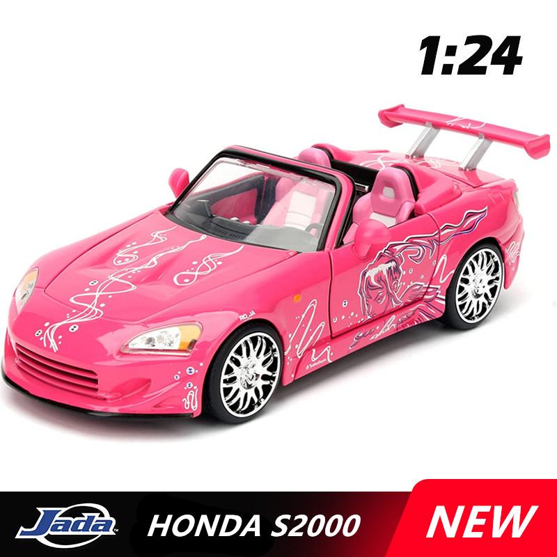 1:24 Honda S2000 Alloy Sports Car Diecast & Toy Metal Muscle Racing Car Supercar Model High Simulation Collection Childrens Gift IR9