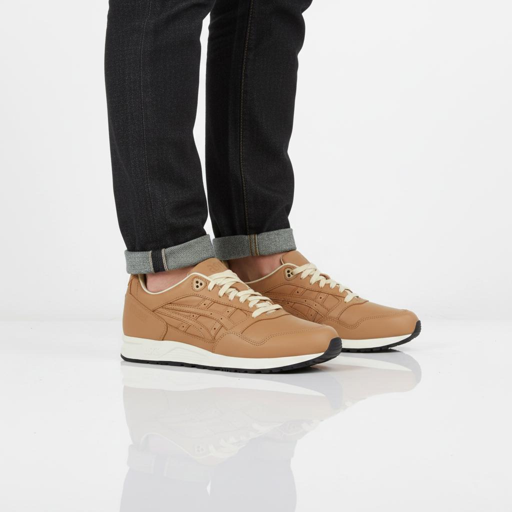 Asics Tiger Gel-Saga - Herren Sneakers Schuhe Leder Braun 1193A089-250 ORIGINAL