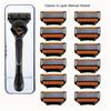 Universal 6-Layer Blade Head for 5-Layer Gillette Men's Manual Razors