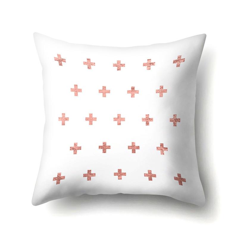 Polyester Pillowcase Automobile Decoration Home Printed Pillowcase Car Cushion Cover Bedside Pillowcase