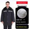 FNS-01852 Winter Reflective Padded Cycling Duty Jacket