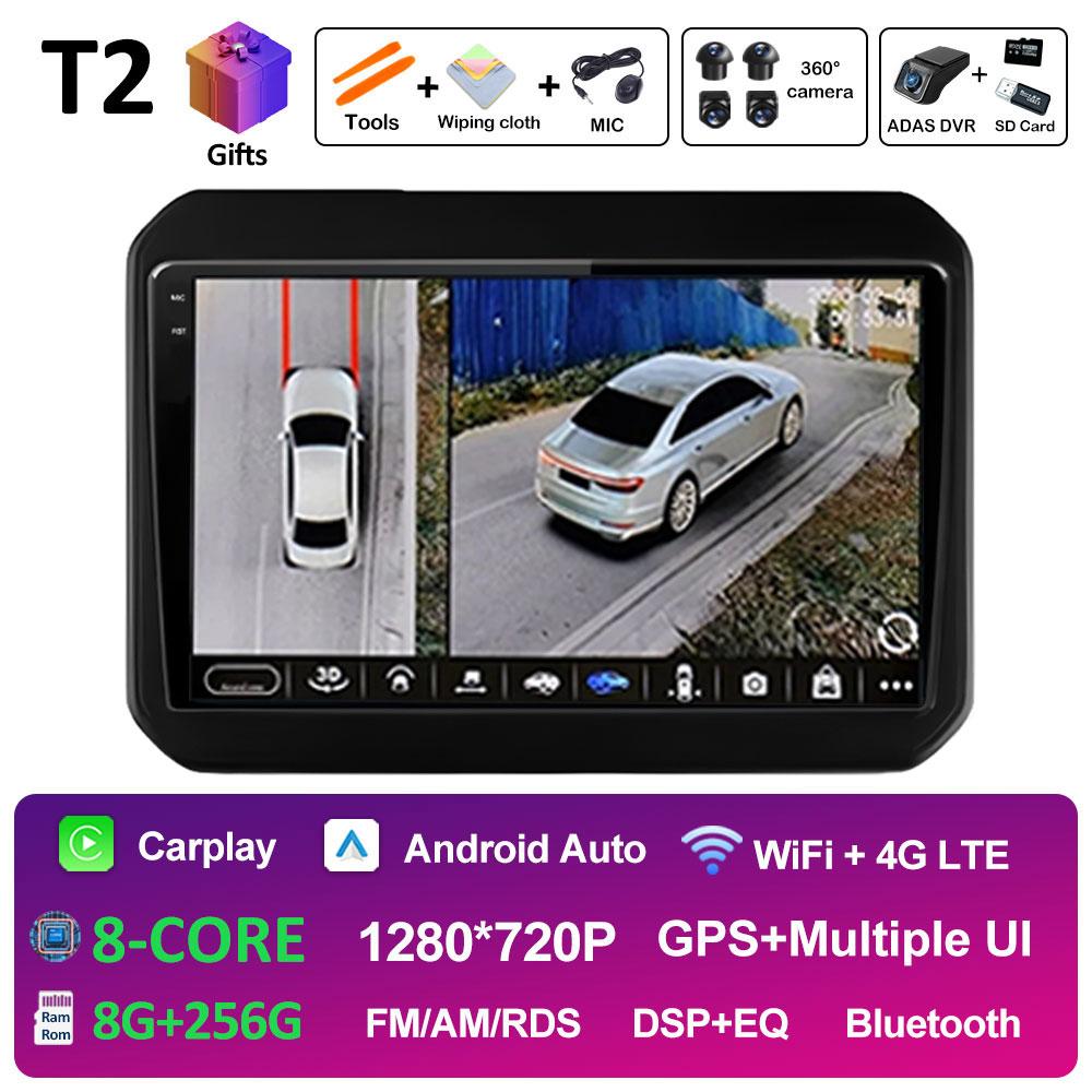 For Suzuki Ignis 2016 2017 2018 2019 2020 Android Auto Wireless Carplay DSP Stereo Autoradio Cooling Fan QLED IPS Screen WIFI 4G
