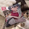 Anime The Dangers In My Heart Pillow Case Cushion Cover Car Throw Pillow Case For Sofa Car Christmas Gift 40x40cm 45x45cm