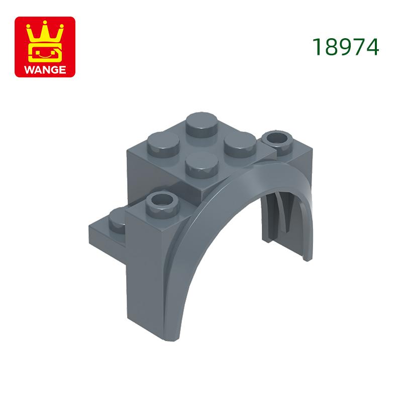 37 Stück/Los 18974 Bogen Abgerundeter Fahrzeugblock Moc Farbige Zubehörteile Kompatibel mit Stein DIY Kinderspielzeug Montageteile