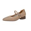 Soft Leather Hollow Small Leather Shoes Summer Thin Hole Shoes with Soft Leather Mother Shoes Soft Sole Mary Jane Single Shoes Women