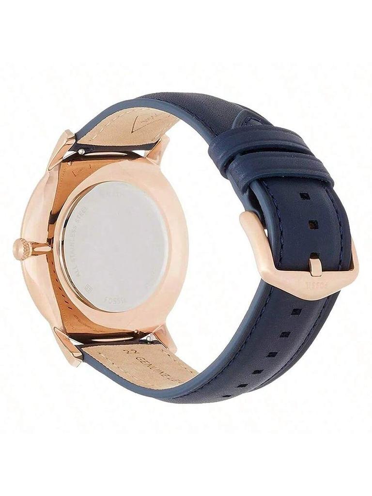 Minimalist Quartz Watch Men, featuring dial, genuine leather strap, multi-function textured sub-dial. embodies masculine classic elegant, FS5371