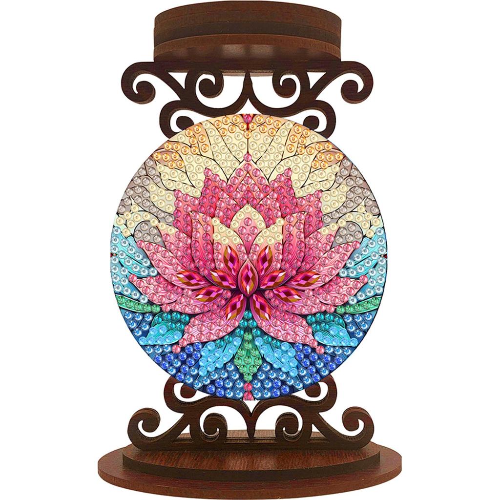 Animals Diamond Painting Candle Holder Ornaments Aromatherapy Candle Holder 5D DIY Diamond Art Mini Candle Holder for Home Decor