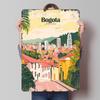 Bogota Colombia Travel Metal Poster Customized Wall Art Retro Vintage Tinplate Signs for Wand Deko Office Decoration Room Decor