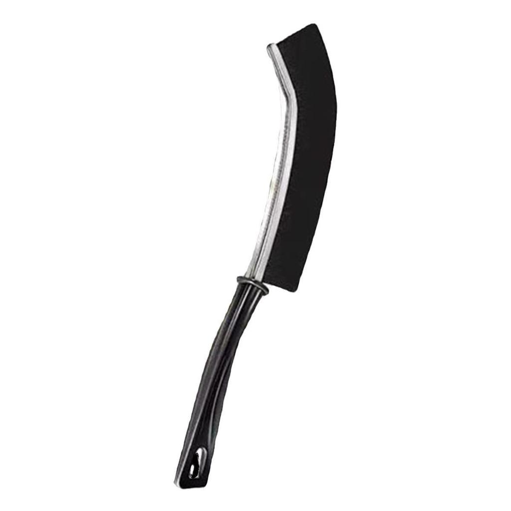 Long Handle Crevice Cleaning Brush for Bathroom, Kitchen, Toilet, Sink, Windows, and Grooves with Stiff Bristles