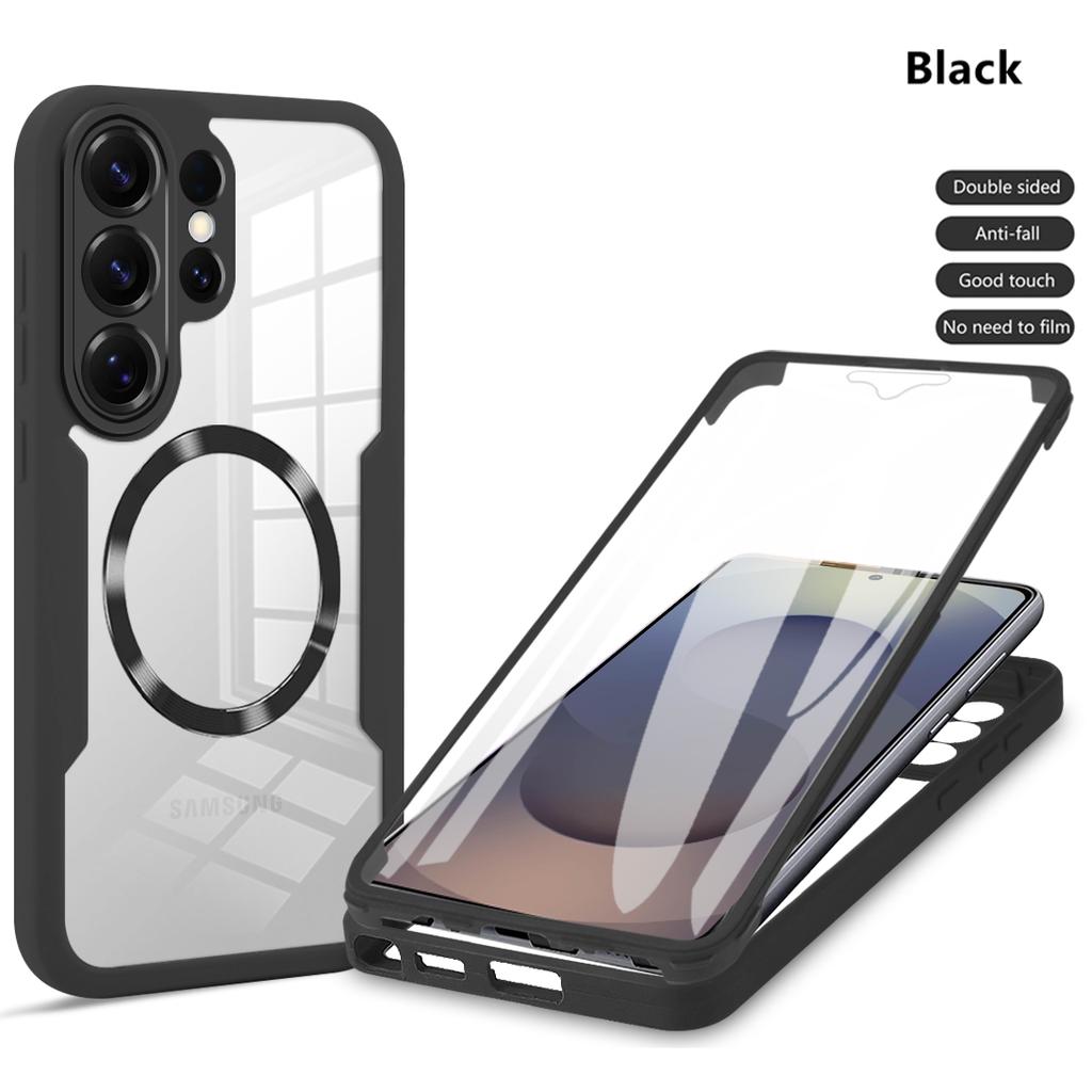 Clear 360 Full Wrap For Magsafe Case for Samsung Galaxy S26 S25 S24 S23 S22 S21 Ultra FE Plus A16 A26 A56 A07 Phone Cover Bumper