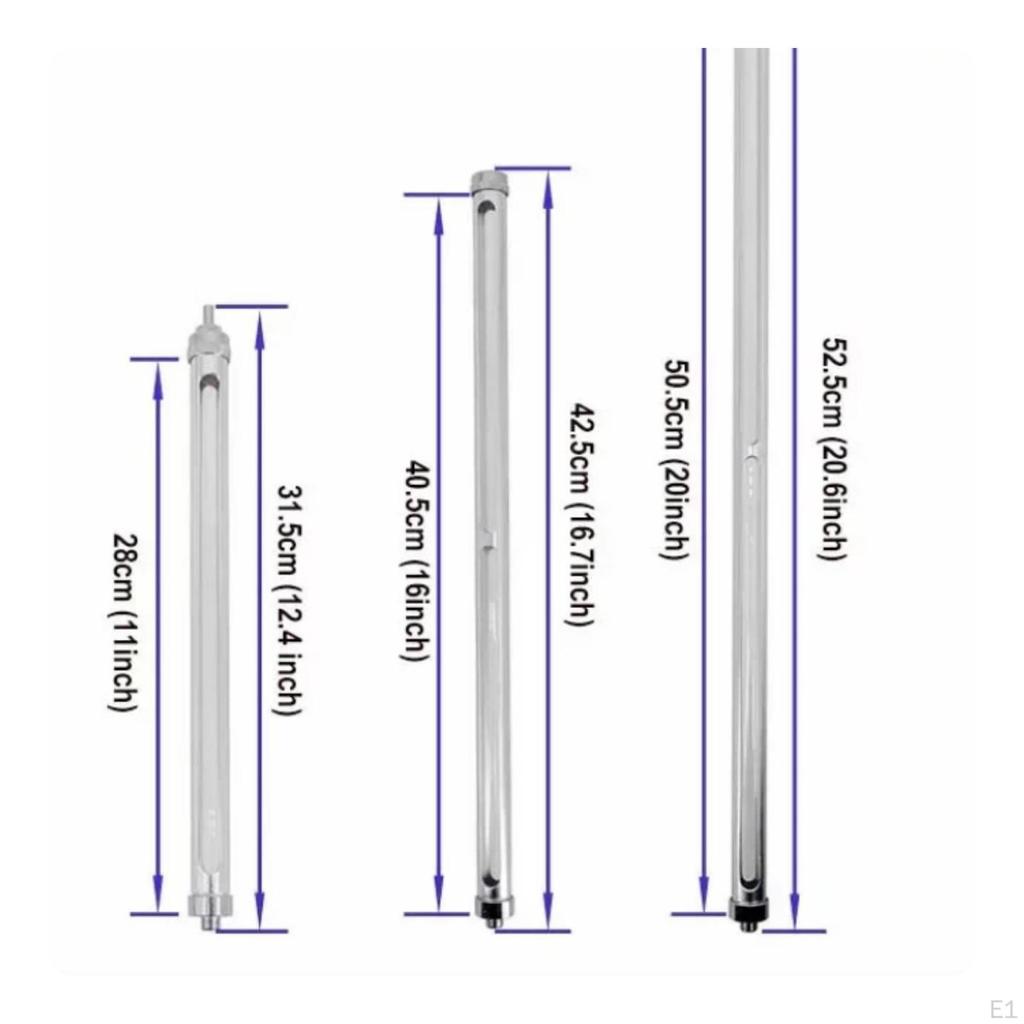 Keg Sight Glass Tube Weldless Clear Liquid Reading Beer Fermenter Gauge for Home a