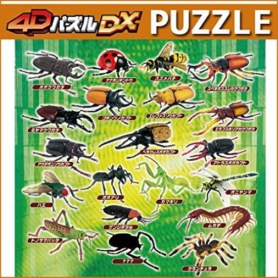 4D Insect Puzzle, Insect Deluxe, Set of 20