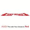 Water-Repellent Off-Road 4X4 Sunscreen Front And Rear Windshield Car Decals Off Road Windscreen Banner Decal Window Sticker