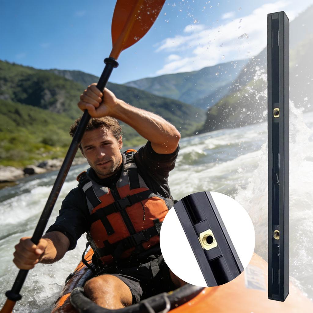 Canoe Slide Track Mounting Bracket 30cm Fishing Trip Gear Kayak Rail Track Mount for Canoe Kayak Boat Accessories