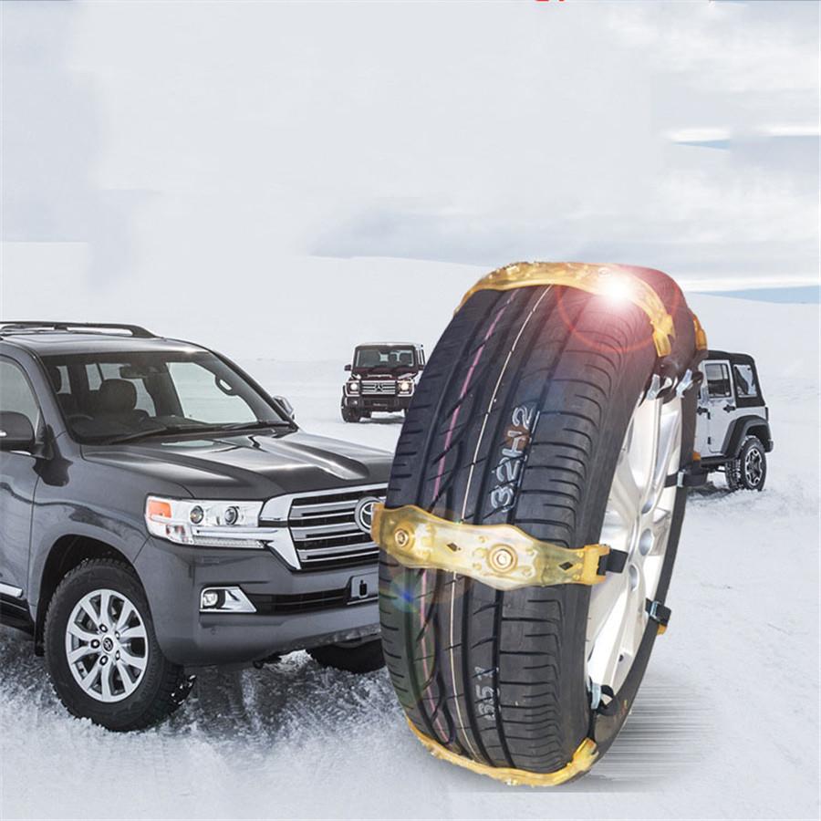 Tire Chains, Anti-skid Snow Chains for Trucks Emergency Tire Chain with Adjustab