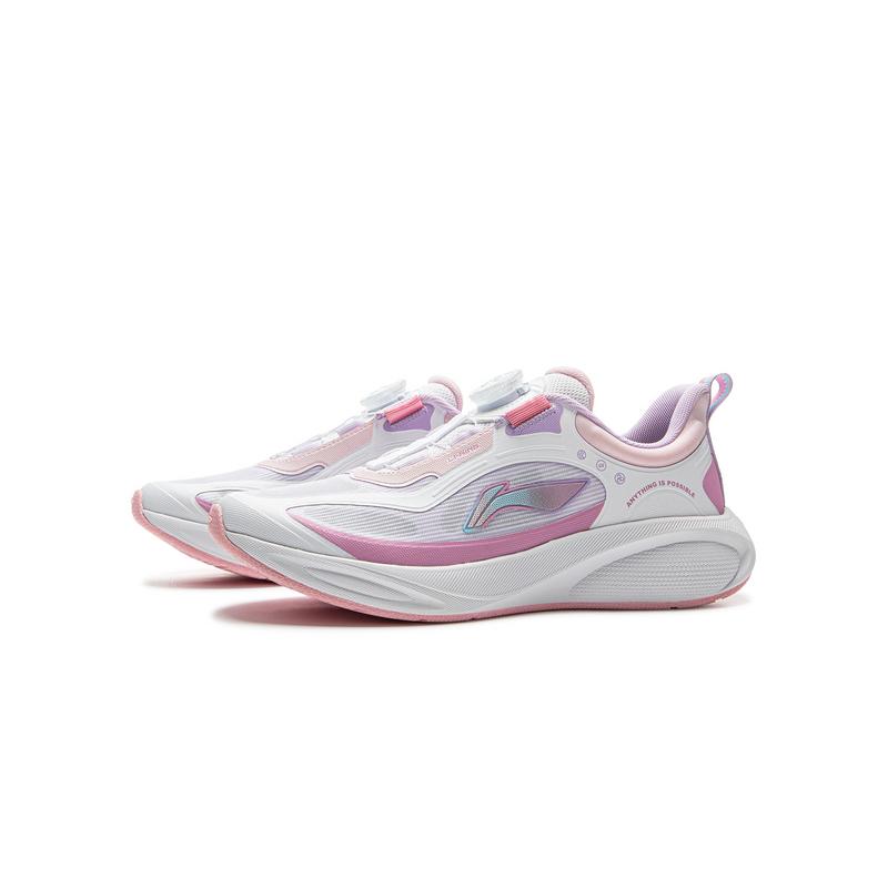 Li Ning Kids Comfortable Versatile Physical Test Shock Absorption Rebound Low-Top Running Shoes Men Running Shoes YKFV060-2