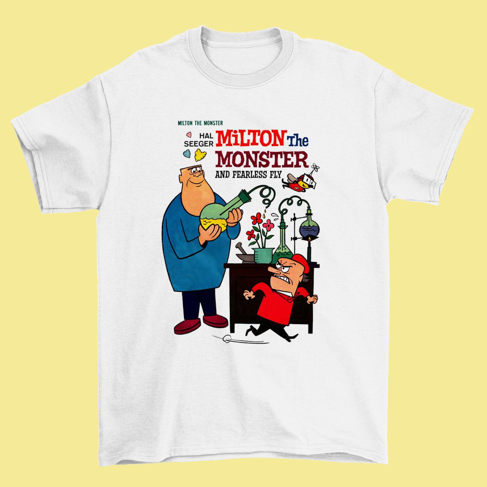 Milton The Monster comic T-shirt White Cotton Tee For Men Women S-4XL XXXXL