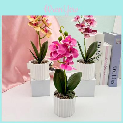 Orchid Plant Decor With Artificial Rain Flower For Home And Event Decoration