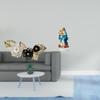 Nordic Metal Wall Art Sculpture with Flower Leaves And 2D Acrylic Desktop Decor for Dining Room