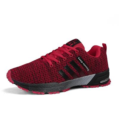 Fashion New Large Size Men's Flying Mesh Men's Shoes Thick Sole Comfortable Fashion Light Non-slip Casual Shoes for Men