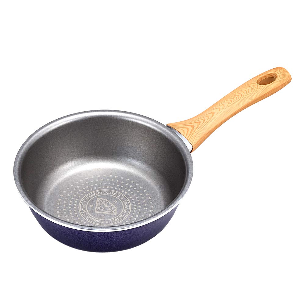 

iMedia 20 см Сковорода для глубокой жарки Индукционная кухонная посуда, Совместимая, Сковорода с алмазным покрытием, Сковорода для жарки стир-фрай с алмазным напылением, Посуда,