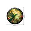 New Antique Color Dyed Hummingbird Iris Japonica Window Glass Electrostatic Sticker Detachable Decorative Film Home Decorations