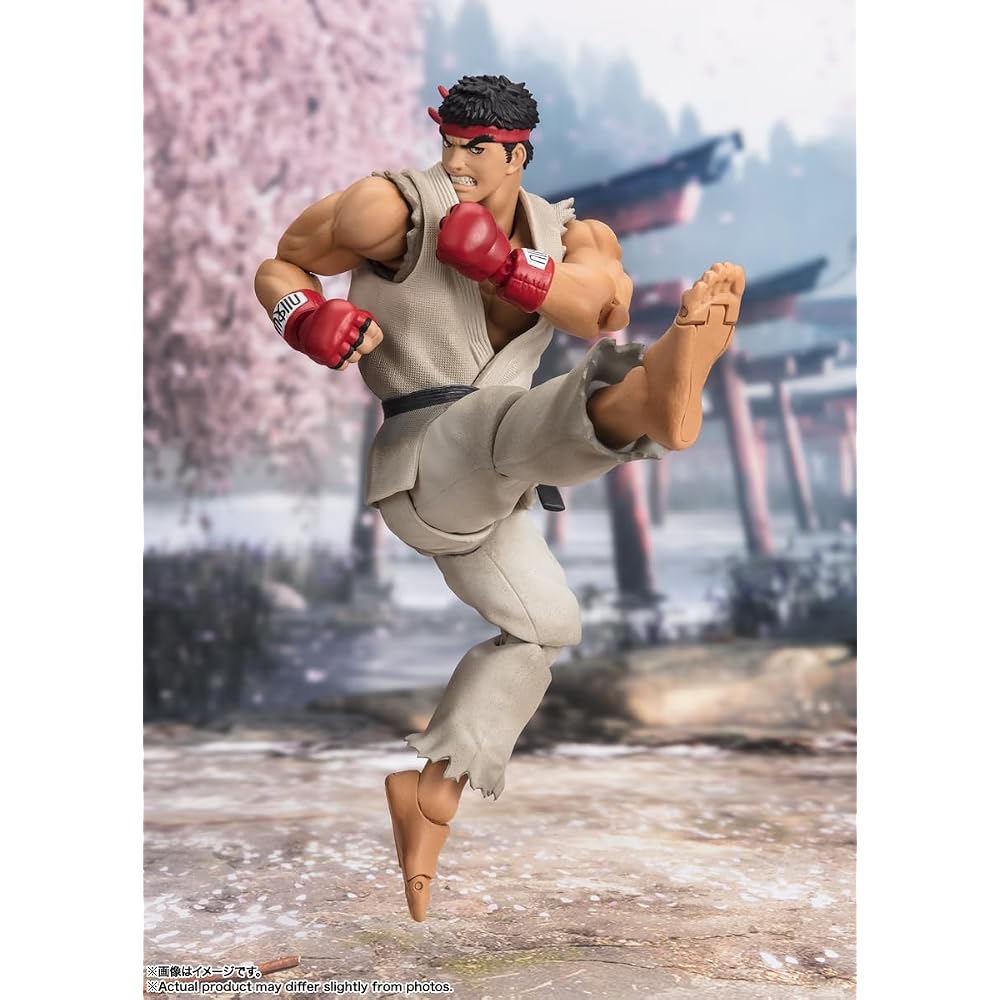 TAMASHII NATIONS S.H. Figuarts Street Fighter Ryu -Outfit 2- Approx. 150mm PVC & ABS Pre-painted ...