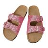 Cool Slippers Women's New Large-size Sequined One-word Buckle Women's Slippers