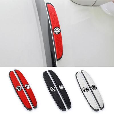 For Volkswagen 4pcs/set Car Goods Rearview Mirror Anti-Collision Protection Strip For VW Golf 5 7 Passat B5 B6 Polo GTI Scirocco