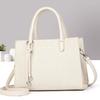 Minimalist Pu Tote Bag With Zipper Pockets For Daily Commuting Women