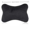 2Pcs Adjustable Auto Head Neck Pillow Bound-Shaped Car Seat Support Waist Cushion Massage Neck Car Headrest