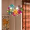 Children's Balloon Chandelier: Colorful Glass Bubble Light for Memphis-Style Bedroom Atmosphere