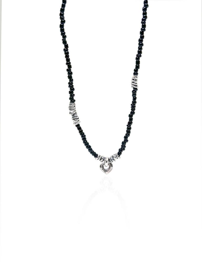 Xiann Tangled Heart Beads N Tangled Heart Bead Necklace