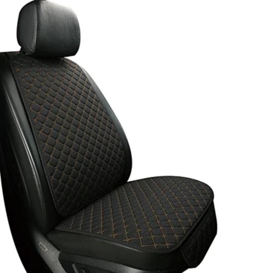 Universal Car Seat Cover Protector Linen Front Rear Back Flax Summer Cushion Pad Mat Sedan Suv Pick-up Car Interior Accessories