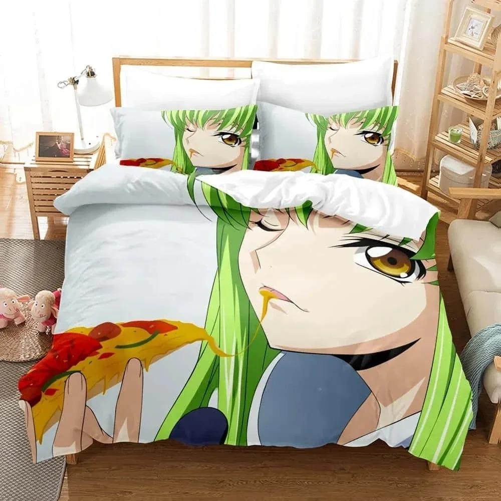 3D Cartoons Code Geass Bedding Set Single Twin Full Queen King Size Bed Set Adult Kid Bedroom Duvet cover Sets For Home Textiles