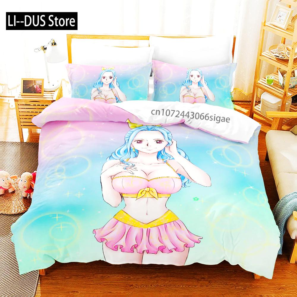 Boa Hancock Sängkläder Set Enkel Twin Full Queen King Size Queen Kejsarinna Sängset Vuxen Pojkar Sovrum Påslakan Set 3D-tryck