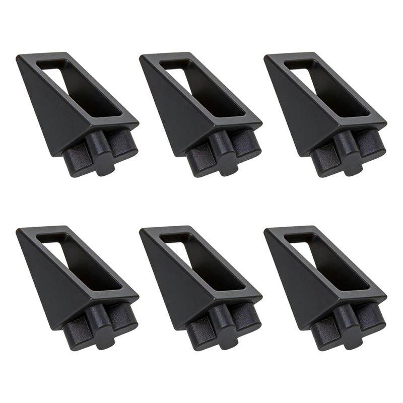 Versatile 6Pcs Blocker Plastic Exterior Accessories Truck Cargo Bed Stops