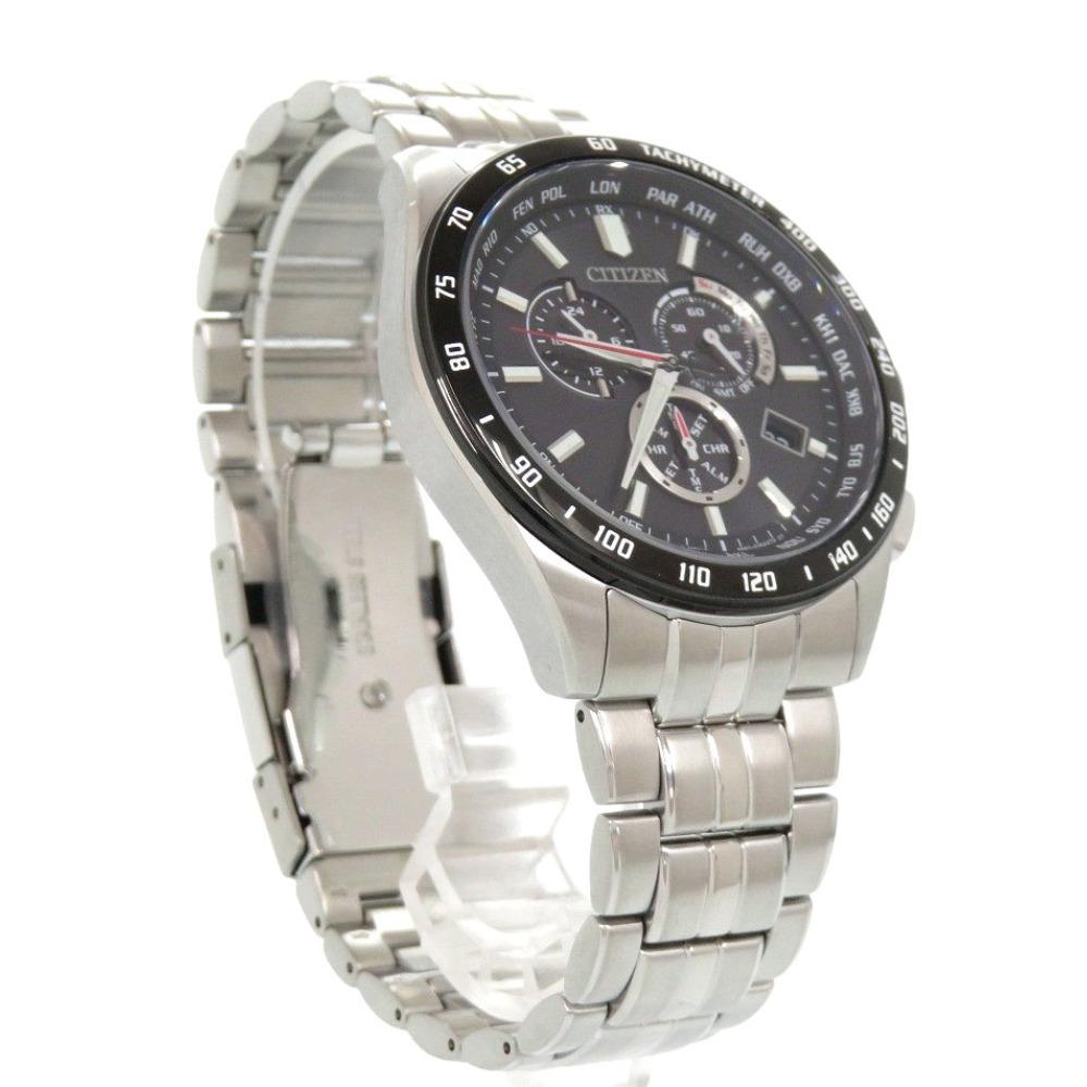 CITIZEN Collection SS Black Solar Watch Black Dial 0754 E660-S119936 Radio-Controlled Eco-Drive
