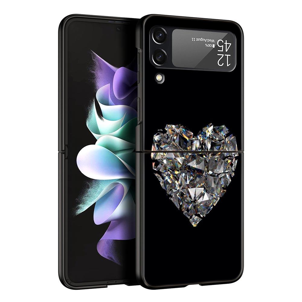 

Phone Case for Samsung Galaxy Z Flip 3 4 5 6 7 Folding Shell For Samsung Z Flip4 Flip5 PC Hard Cover Creative Heart Medical Galaxy Z Flip5