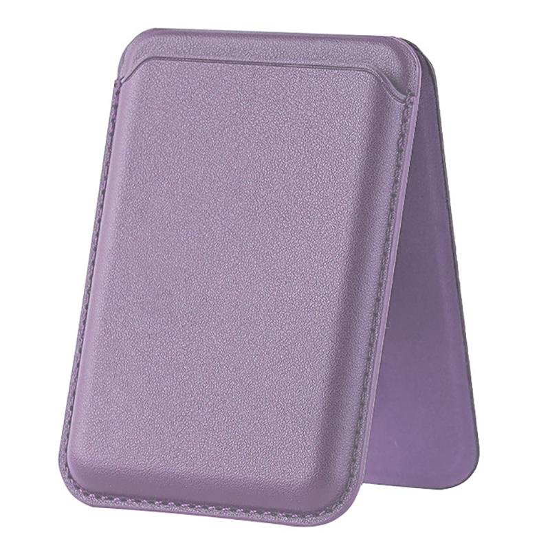 Magnetic For Magsafe Leather Wallet Card Holder For Iphone 16 15 14 13 Pro Max Hide Phone Stand Bank Id Card Holder Pocket Cover