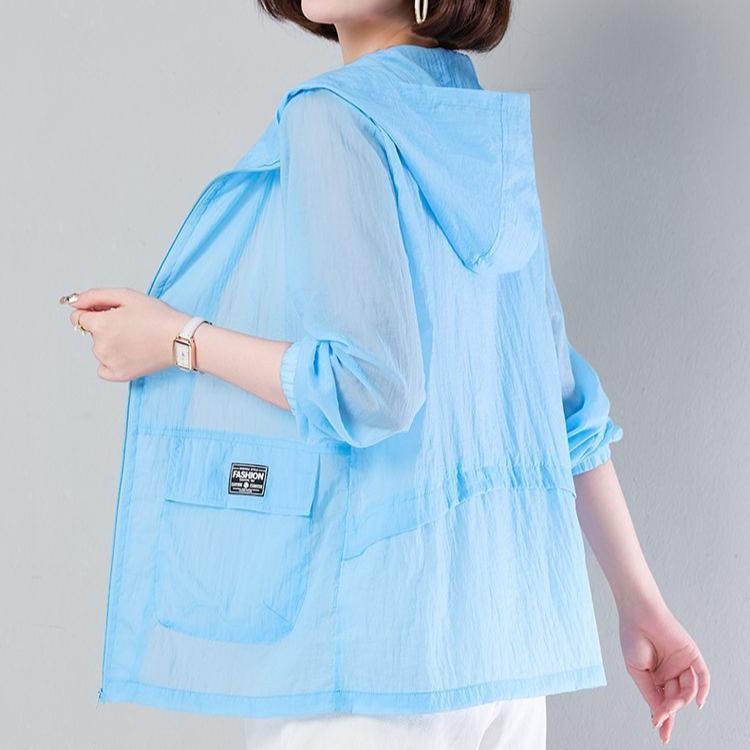 Loose Plus Size Sun Protection Clothing for Women Short Summer Korean Sun Protection Clothing Thin Jacket