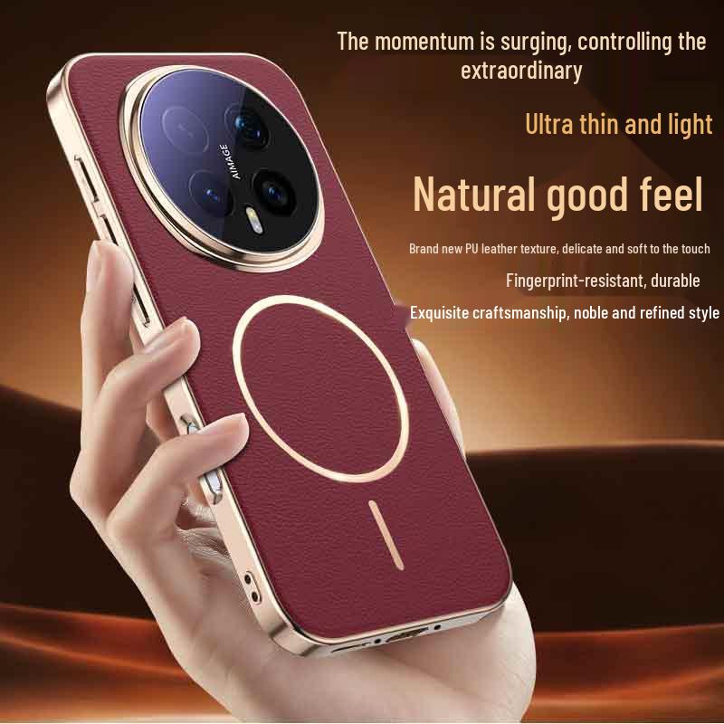 Kompatible Honor Magic8/Magic8 Pro Magnetische Adsorptions-Handyhülle mit Linsenfolie für Geschäftsleute