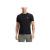 Fila Fitness Mode Freizeit Einfarbige Kurzarm T-Shirts Herren Oberteile Tiefschwarz A11M521127ABK